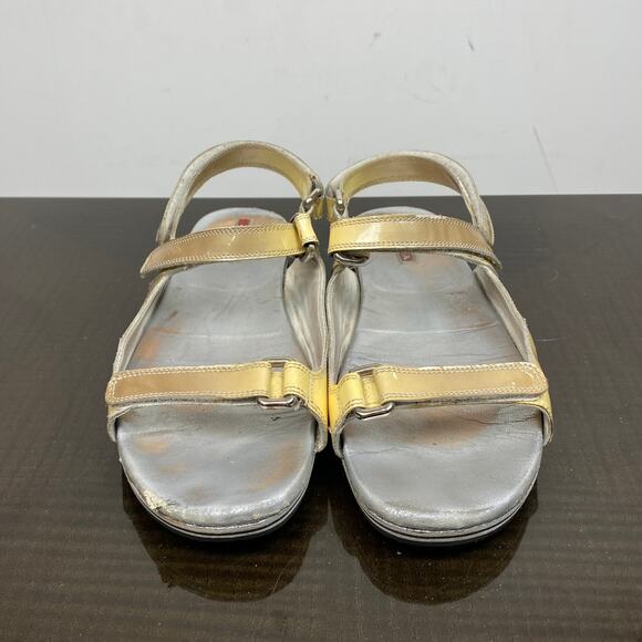 Rare Prada Fume Ombre Patent Leather Gladiator Sandals Women's 38 Y2K - Picture 2 of 12
